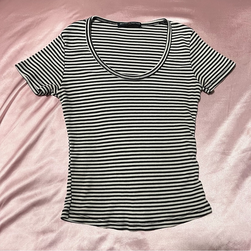 Brandy Melville Striped Crop Top